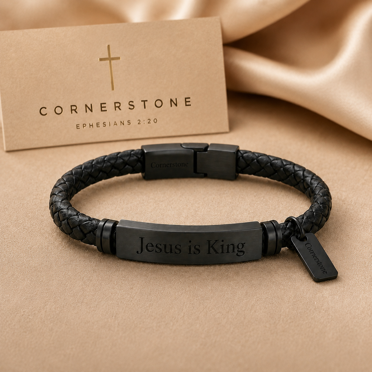 Jesus Is King Bracelet for Men